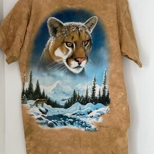 Vintage Mountain Lion Graphic Tee 1997 Men’s Size Medium